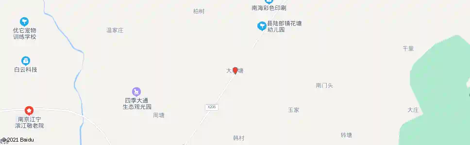 南京大荷塘_公交站地图_南京公交_妙搜公交查询2025