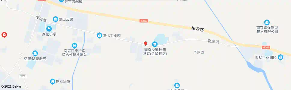 南京七里岗西_公交站地图_南京公交_妙搜公交查询2025