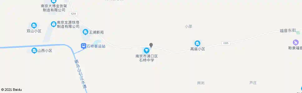 南京石桥中学_公交站地图_南京公交_妙搜公交查询2025