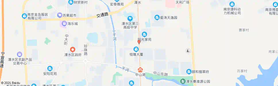 南京阳光家苑_公交站地图_南京公交_妙搜公交查询2025