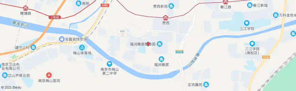 南京善水湾好街坊_公交站地图_南京公交_妙搜公交查询2025