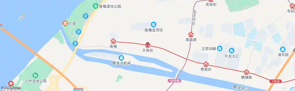 南京天保街_公交站地图_南京公交_妙搜公交查询2025