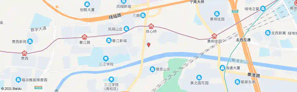 南京南水新村_公交站地图_南京公交_妙搜公交查询2025