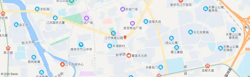 南京东山大队部_公交站地图_南京公交_妙搜公交查询2025