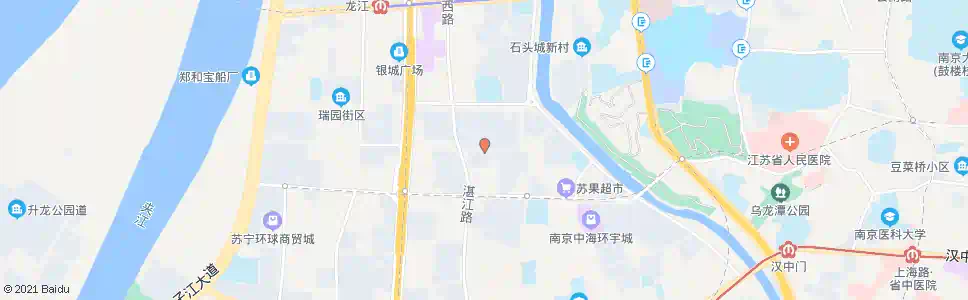 南京汉江路东_公交站地图_南京公交_妙搜公交查询2025