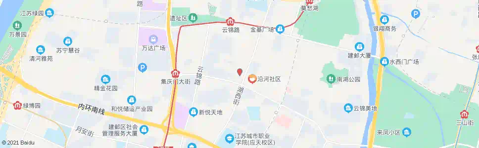 南京韩湖村西_公交站地图_南京公交_妙搜公交查询2025