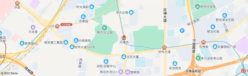 南京天隆寺站_公交站地图_南京公交_妙搜公交查询2025