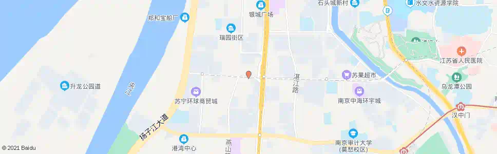 南京清凉门大街管子桥_公交站地图_南京公交_妙搜公交查询2025