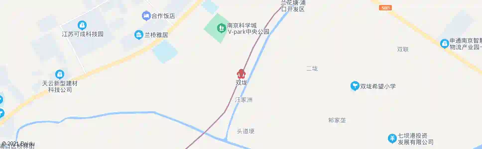 南京双垅街_公交站地图_南京公交_妙搜公交查询2025
