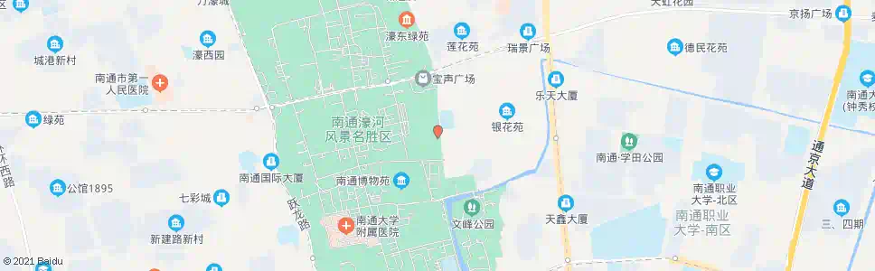 南通梅庵书院_公交站地图_南通公交_妙搜公交查询2025
