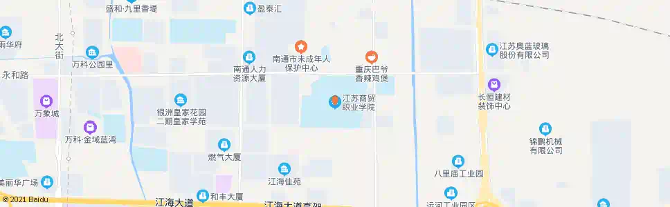 南通商贸学院_公交站地图_南通公交_妙搜公交查询2025