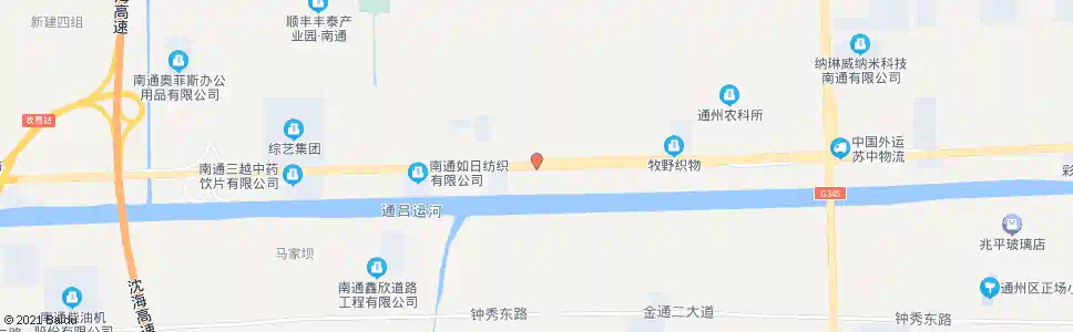 南通花拖路口_公交站地图_南通公交_妙搜公交查询2025