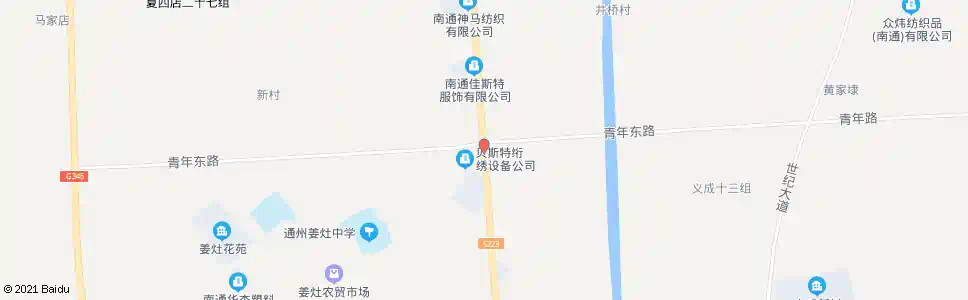 南通223线吕通路口_公交站地图_南通公交_妙搜公交查询2025