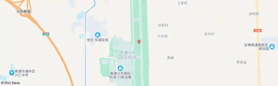 南通兴东机场_公交站地图_南通公交_妙搜公交查询2025