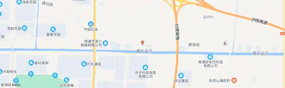 南通朝阳港村_公交站地图_南通公交_妙搜公交查询2025