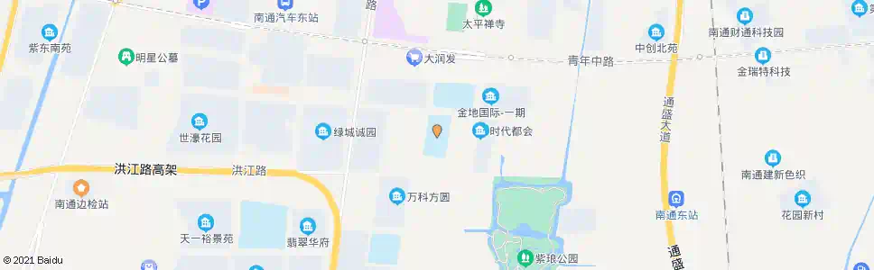 南通八一小学_公交站地图_南通公交_妙搜公交查询2025