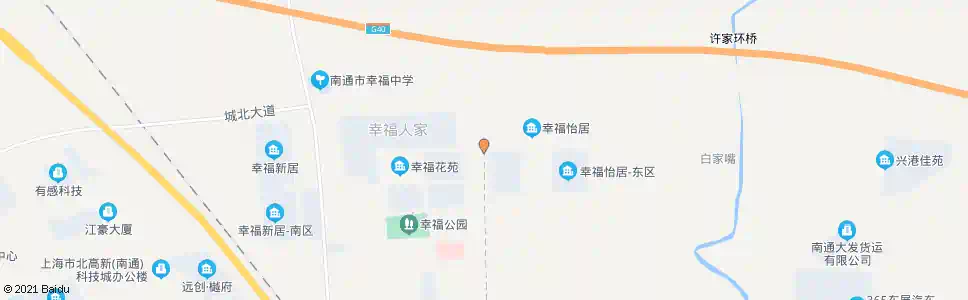 南通幸福牧医站_公交站地图_南通公交_妙搜公交查询2025