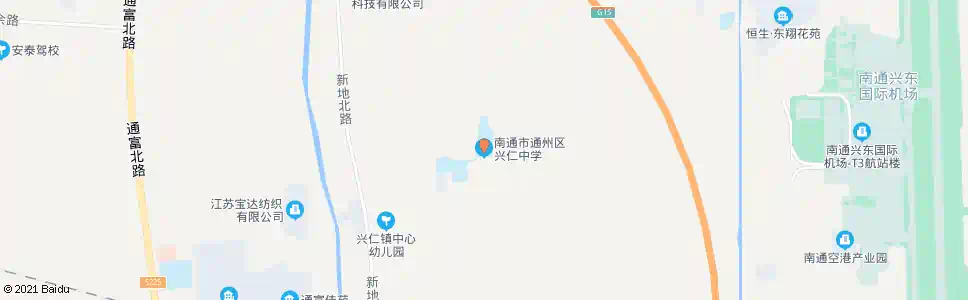 南通兴仁初级中学_公交站地图_南通公交_妙搜公交查询2025