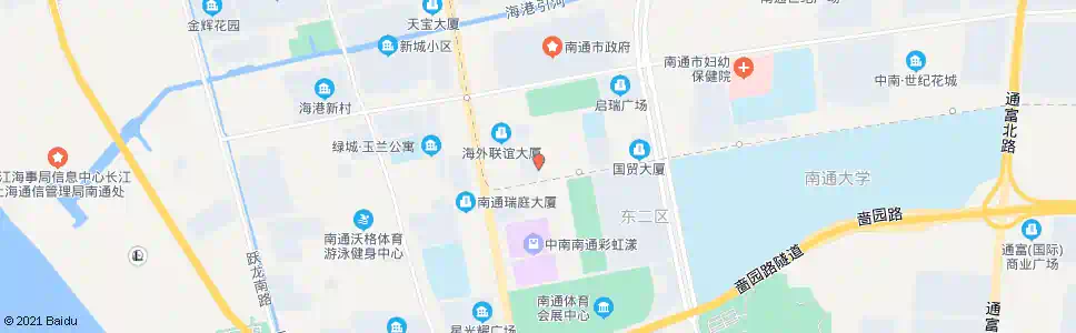 南通崇安路崇川路北_公交站地图_南通公交_妙搜公交查询2025