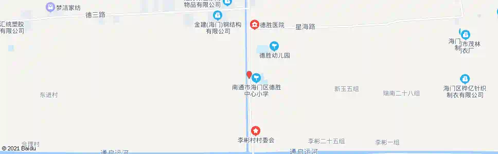 南通德胜_公交站地图_南通公交_妙搜公交查询2025