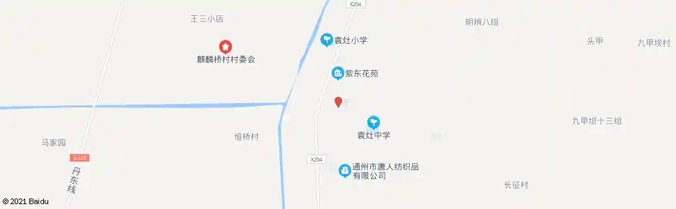 南通袁灶东_公交站地图_南通公交_妙搜公交查询2025