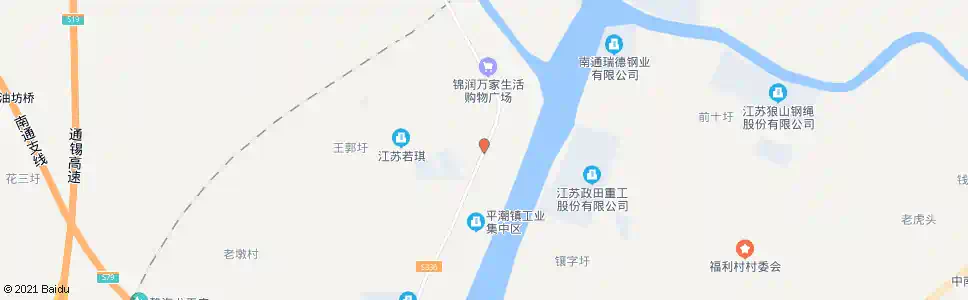南通川家圩北_公交站地图_南通公交_妙搜公交查询2025