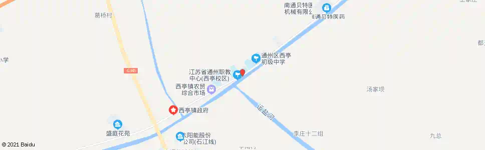 南通西亭职教中心_公交站地图_南通公交_妙搜公交查询2025