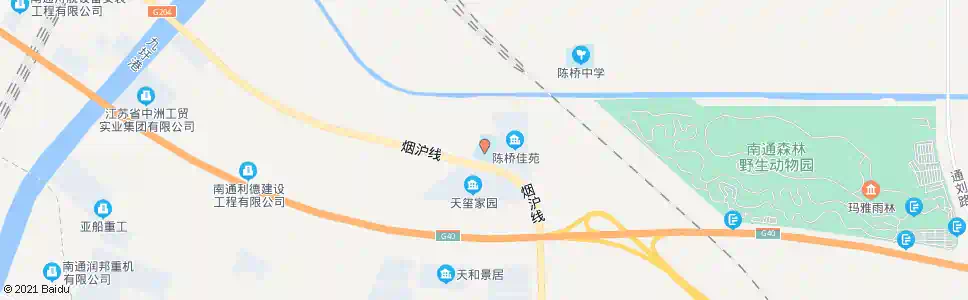 南通五里树小学_公交站地图_南通公交_妙搜公交查询2025