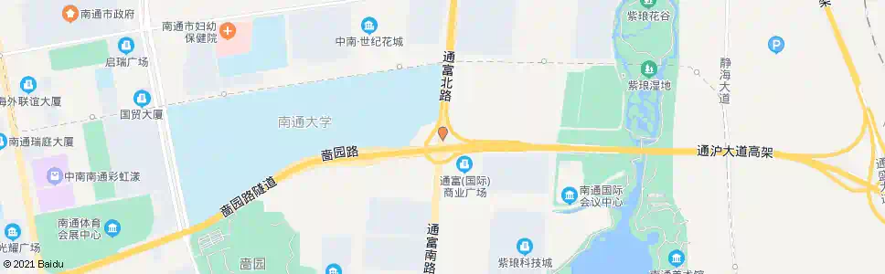 南通通富路通沪大道口_公交站地图_南通公交_妙搜公交查询2025