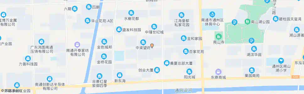 南通金色城品小区_公交站地图_南通公交_妙搜公交查询2025