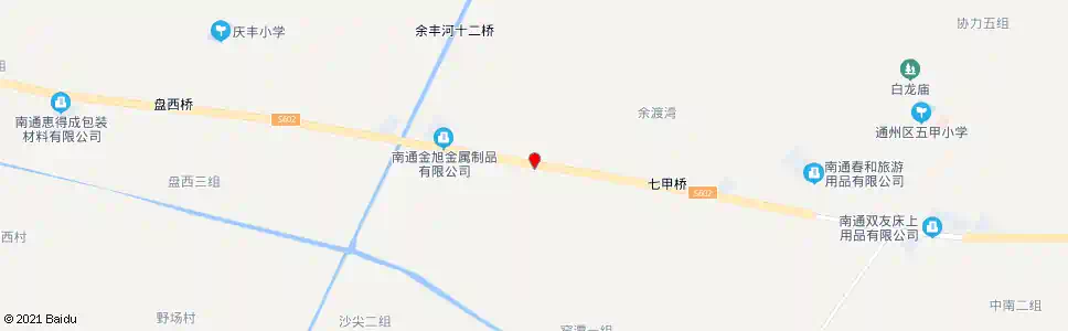 南通窑潭桥_公交站地图_南通公交_妙搜公交查询2025