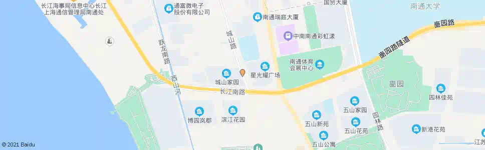 南通城山家园_公交站地图_南通公交_妙搜公交查询2025