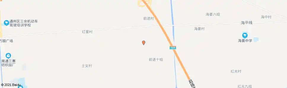 南通前进村_公交站地图_南通公交_妙搜公交查询2025