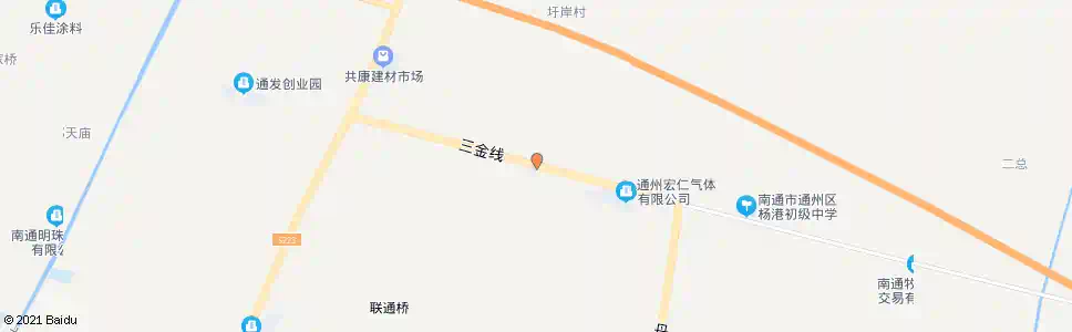 南通二总路口_公交站地图_南通公交_妙搜公交查询2025