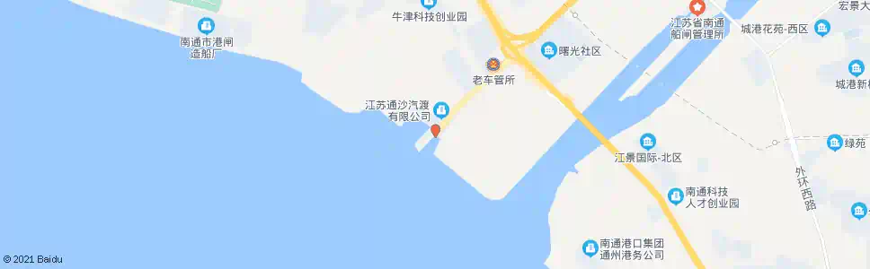 南通通沙汽渡_公交站地图_南通公交_妙搜公交查询2025