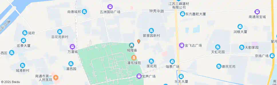南通濠北路濠东路东_公交站地图_南通公交_妙搜公交查询2025