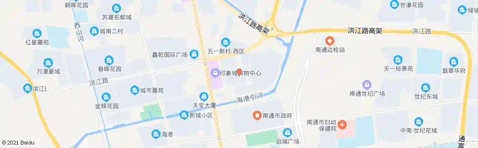 南通天都花园_公交站地图_南通公交_妙搜公交查询2025