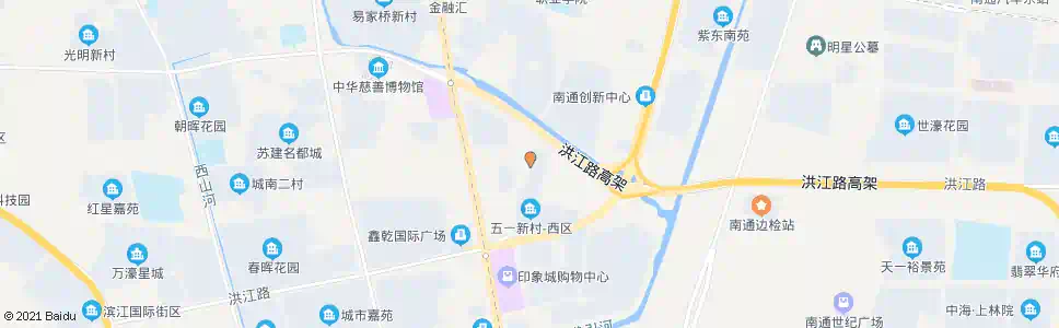 南通五一新村北_公交站地图_南通公交_妙搜公交查询2025