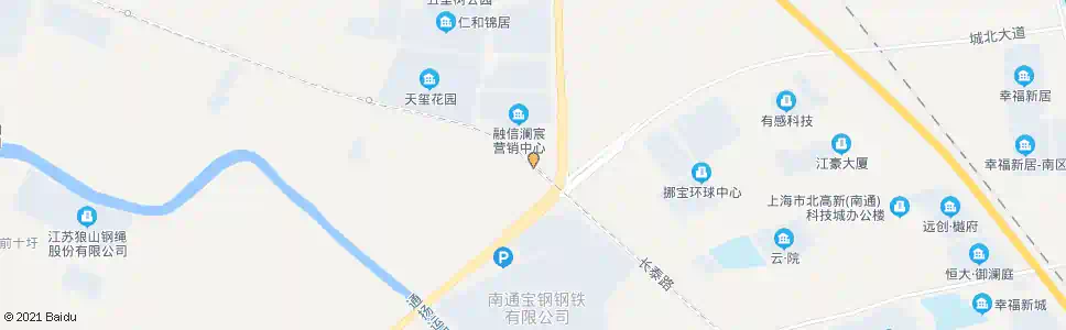 南通城北立交北_公交站地图_南通公交_妙搜公交查询2025