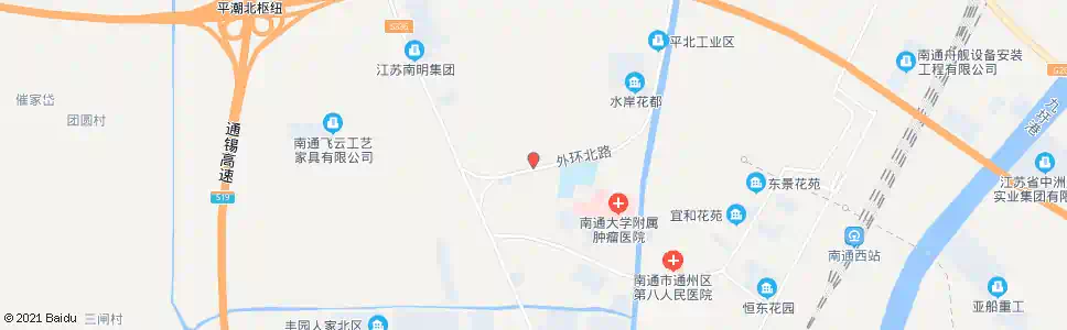 南通骆驼电器_公交站地图_南通公交_妙搜公交查询2025