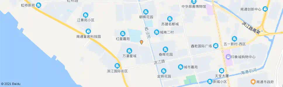 南通红星路跃龙路西_公交站地图_南通公交_妙搜公交查询2025