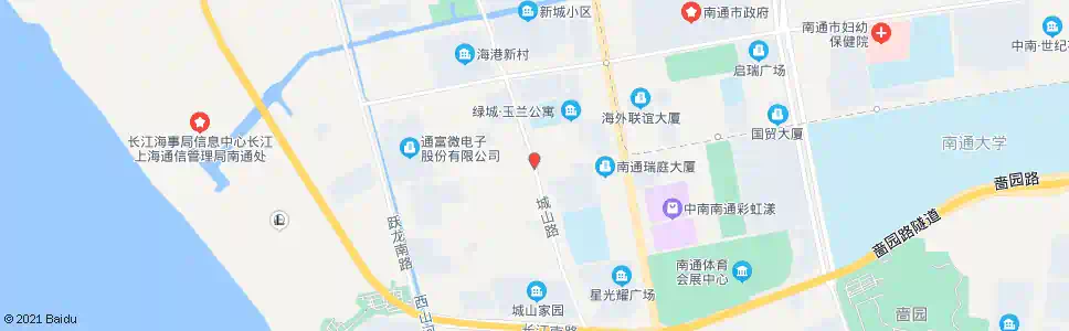南通城山路崇川路口_公交站地图_南通公交_妙搜公交查询2025