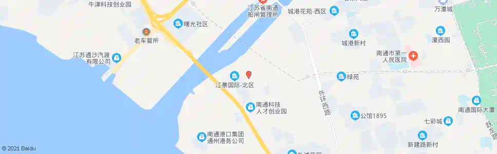 南通江景国际花园_公交站地图_南通公交_妙搜公交查询2025