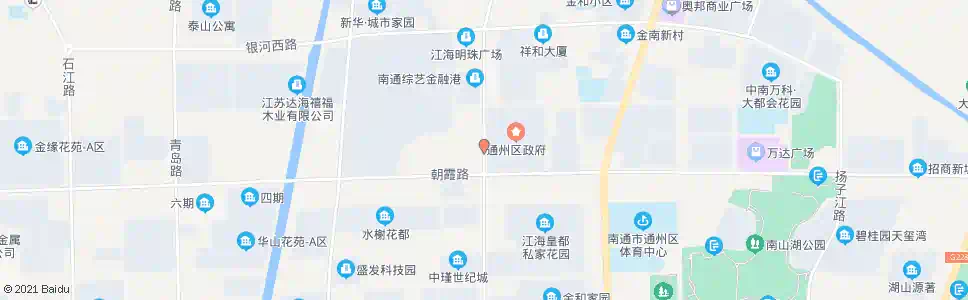 南通通州行政中心_公交站地图_南通公交_妙搜公交查询2025