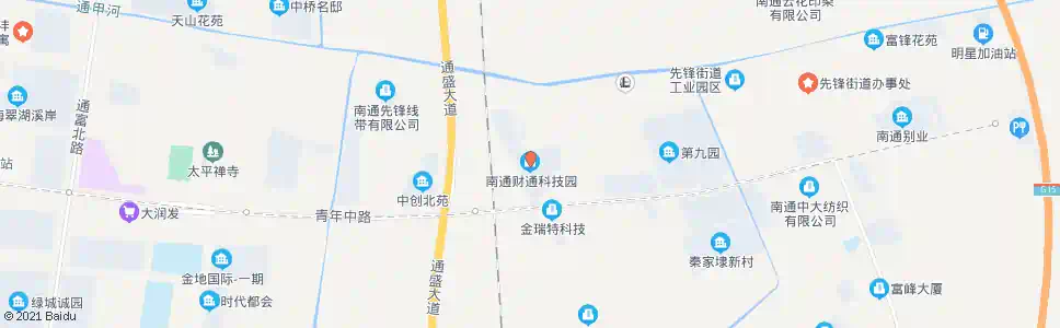 南通财通科技园_公交站地图_南通公交_妙搜公交查询2025