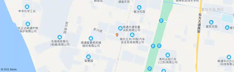 南通新兴路通盛大道口_公交站地图_南通公交_妙搜公交查询2025