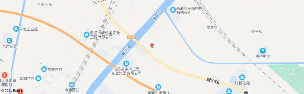南通陈桥水上警务室_公交站地图_南通公交_妙搜公交查询2025