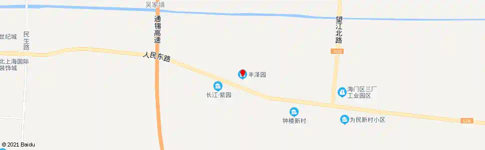 南通丰泽园_公交站地图_南通公交_妙搜公交查询2025
