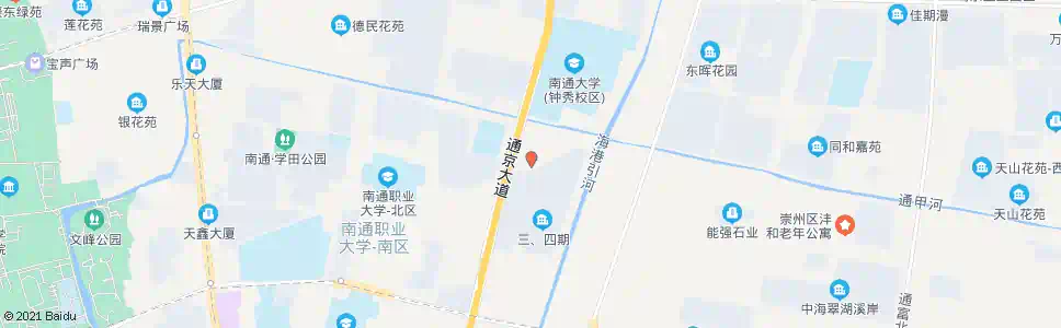 南通紫东花苑北_公交站地图_南通公交_妙搜公交查询2025