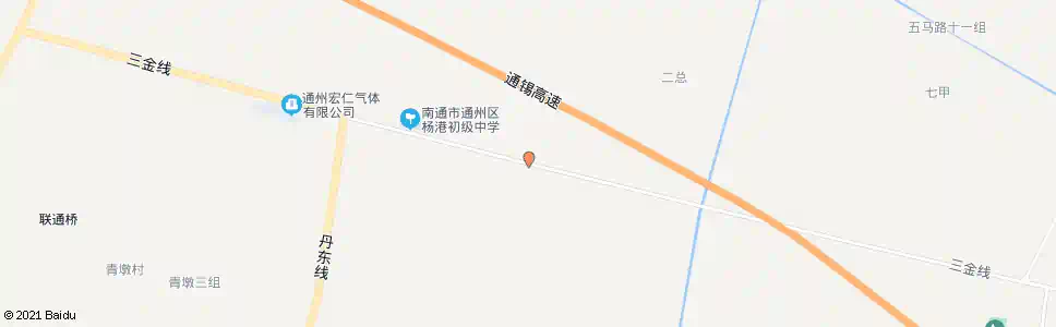 南通西社庙_公交站地图_南通公交_妙搜公交查询2025